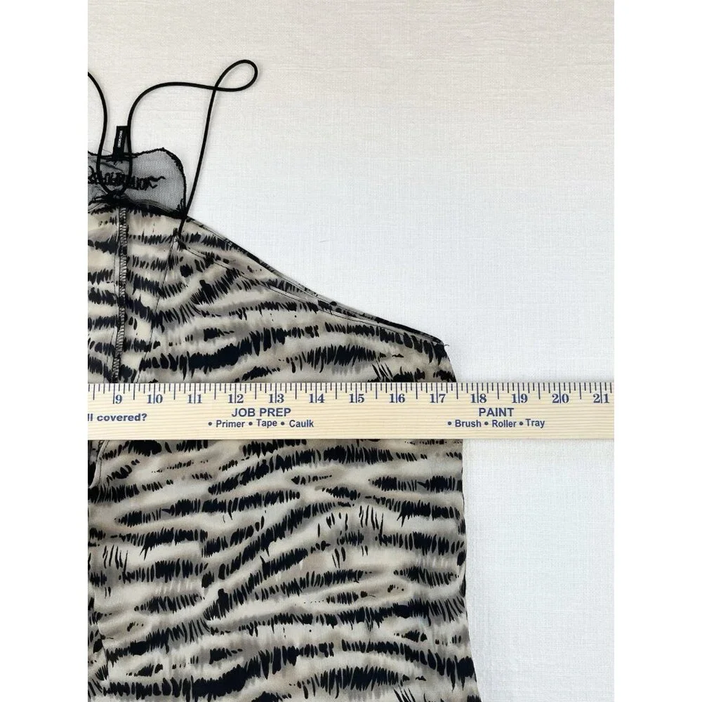 Reformation Silk Cami Women’s Sz Sm‎ Sleeveless Animal Print V-neck Flowy - Picture 6 of 7